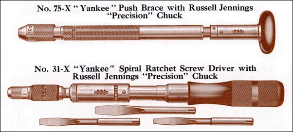 Russell Jennings Yankee push tools