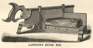 Langdon miter box, 1867