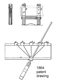 Langdon's miter box, patent drawings