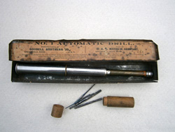 goodell 1891 patent push drill