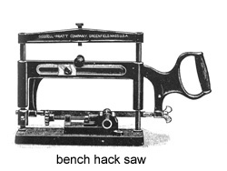 goodell/lanfair bench hack saw