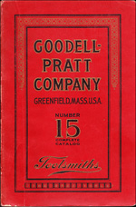 Goodell-Pratt large format catalog, 1923