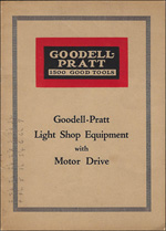 Goodell-Pratt light shop equipment booklet