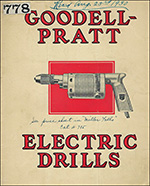 Goodell-Pratt electric drill catalog, 1930