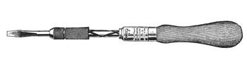 Goodell-Pratt spiral screwdriver no. 111