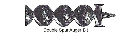 a double-spur bit
