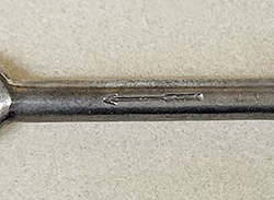 feathered arrow stamp