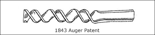 french 1843 patented auger