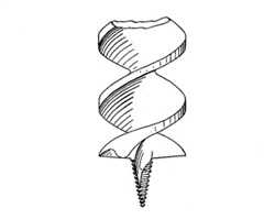 Later example of 1834 Patent T-Auger