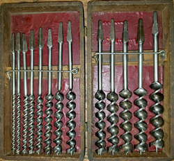 Wright's Jennings bits in a deluxe box