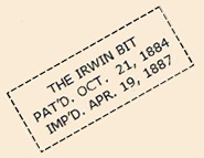 slanted irwin bit stamp