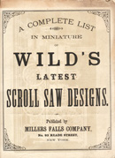Wild's scroll saw designs, catalog