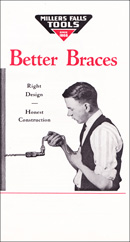 Millers Falls Company better braces brochure