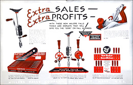 panel from Millers Falls Company 1937 new items brochure