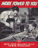 Millers Falls Company 1954 power workshop promotion