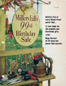Millers Falls 99th birthday celebration trade circular