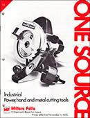 Millers Falls Company catalog, 1971