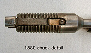 1880 Backus chuck detail