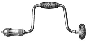 Barber Improved Ratchet Brace, non-ratcheting