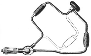 Barber Improved Corner Bit Brace