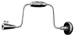 Brace with Goodell's thumb screw chuck, non-ratcheting