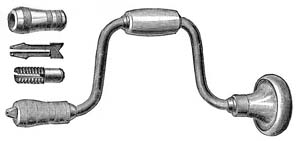 Bartholmew non-ratcheting bit brace