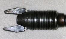 Goodell's 1873 chuck, detail