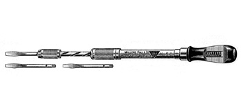 Millers Falls spiral screwdrivers nos. 510, 520, 570