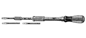 Millers Falls spiral screwdrivers nos. 610, 620, 670
