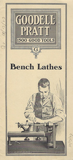 Goodell-Pratt bench lathes brochure