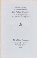 Collins Company history booklet, 1935