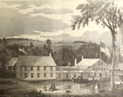 Illustration of A.J. Fullam American Stencil Tool Works, ca. 1860.