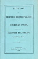 Greenfield Tool Company catalog, 1854