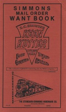 Standard-Simmons Hardware Company want book, ca. 1912