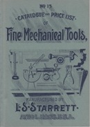 L. S. Starrett catalog, 1895