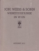 Johann Weiss and Sohn catalog, 1909